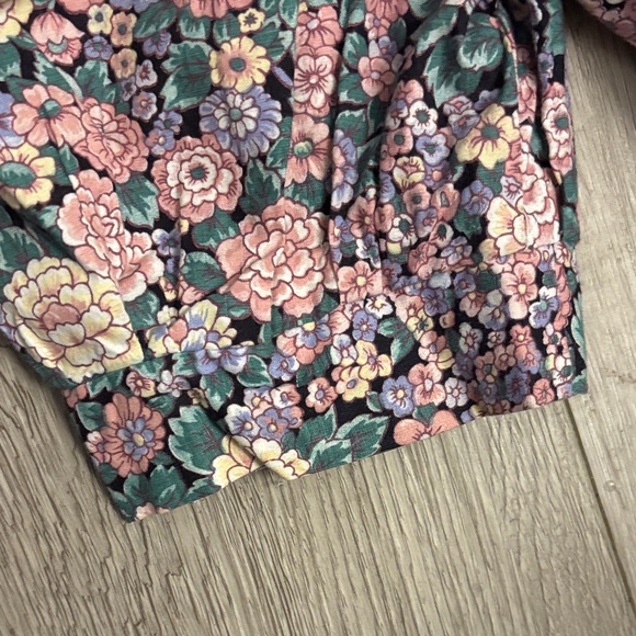 Vintage Cottagecore 1990s Floral Midi Dress with Bow - Picture 6 of 12